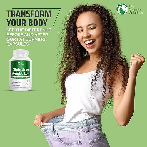 Miniatura 8 de DR. Suplementos de quemador de grasa nocturno de vitamina - Supresores del apetito para perder peso - Quemador de grasa nocturno para mujeres y