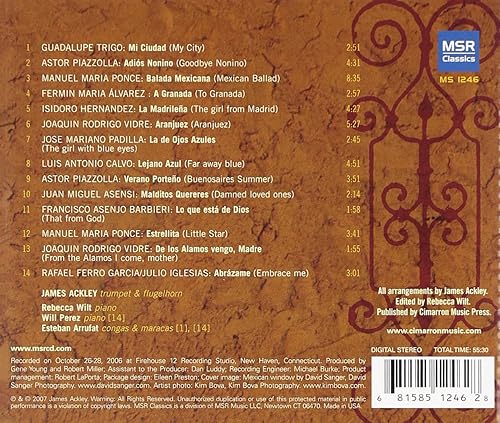 Miniatura 2 de LIRICO LATINO - Songs for Solo Trumpet - James Ackley