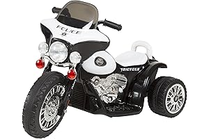 Lil Rider Tricycle Ride-On: Battery-Powered, Police-themed Motorcycle for Adventurous Kids