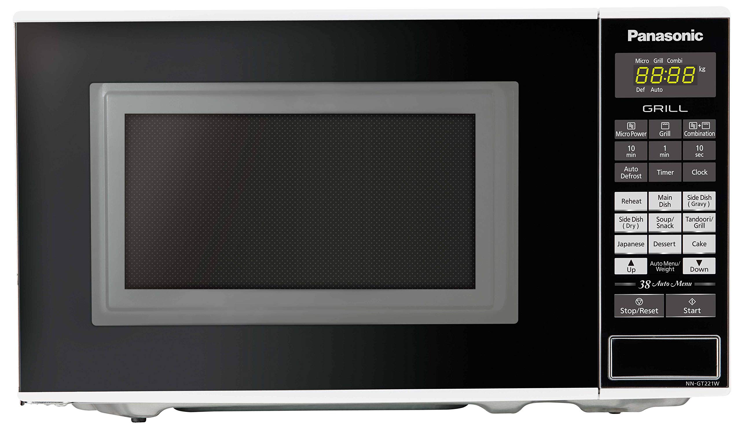 Panasonic 20L Grill Microwave Oven(NN-GT221WFDG,White, 38 Auto Cook Menus ), Free 1 Year Extended warranty (B00KPSSR20) Amazon Price History, Amazon Price Tracker