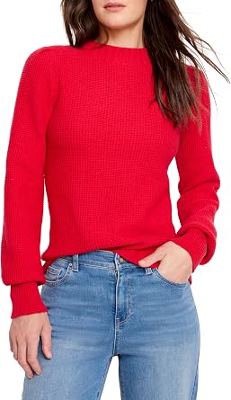 NIC+Zoe Womens Waffle Stitch Sweater