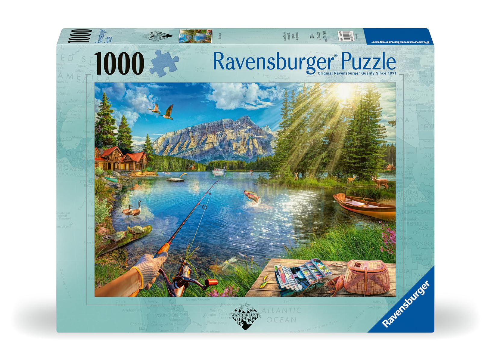 Ravensburger Life at The Lake Puzzle - 1000 Piece Jigsaw for Kids and Adults | Handcrafted in Germany | Perfect Interlocking Fit | Vibrant, Glare-Free Imagery - Image 2