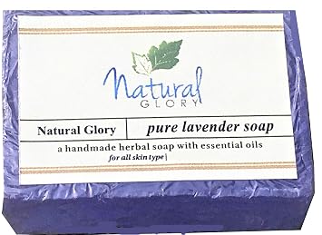 Pure Lavender Soap Set of 4 Soap Bars