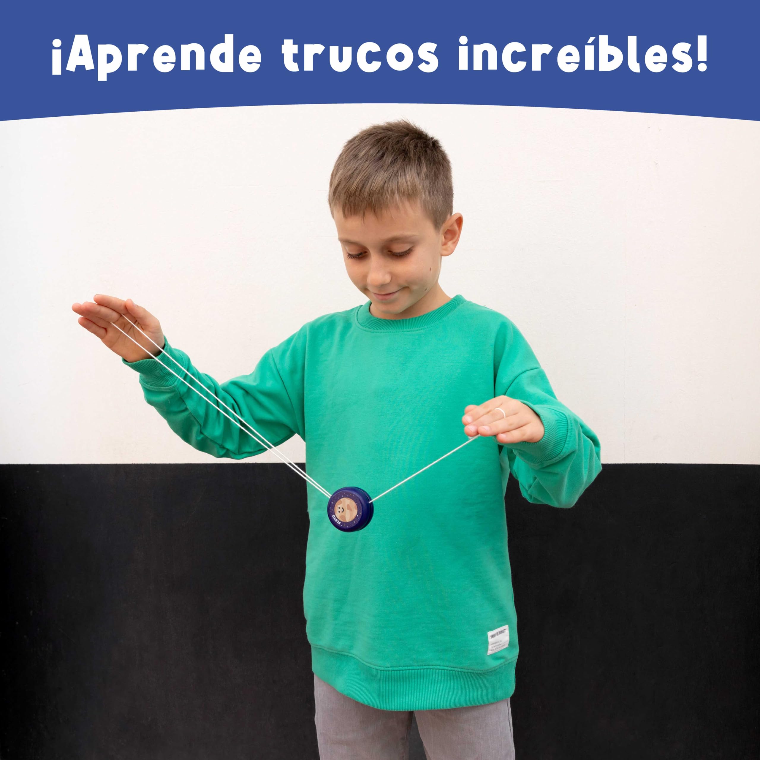 BONNYCO Yoyo Niños Galaxia Pack 32 Regalos Cumpleaños Niños Colegio. Yoyo Madera, Detalles Cumpleaños Infantil Espacio. Pack Yo Yo para Relleno Piñata, Regalos Alumnos Primaria, Regalitos Invitados