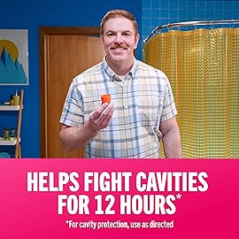 TheraBreath Anticavity Fluoride Oral Rinse Mouthwash, Fights Cavities, Strengthens Enamel and Freshens Breath, Dentist-Formulated, Alcohol-Free, Sparkle Mint Flavor, 16 fl oz, Pack of 2