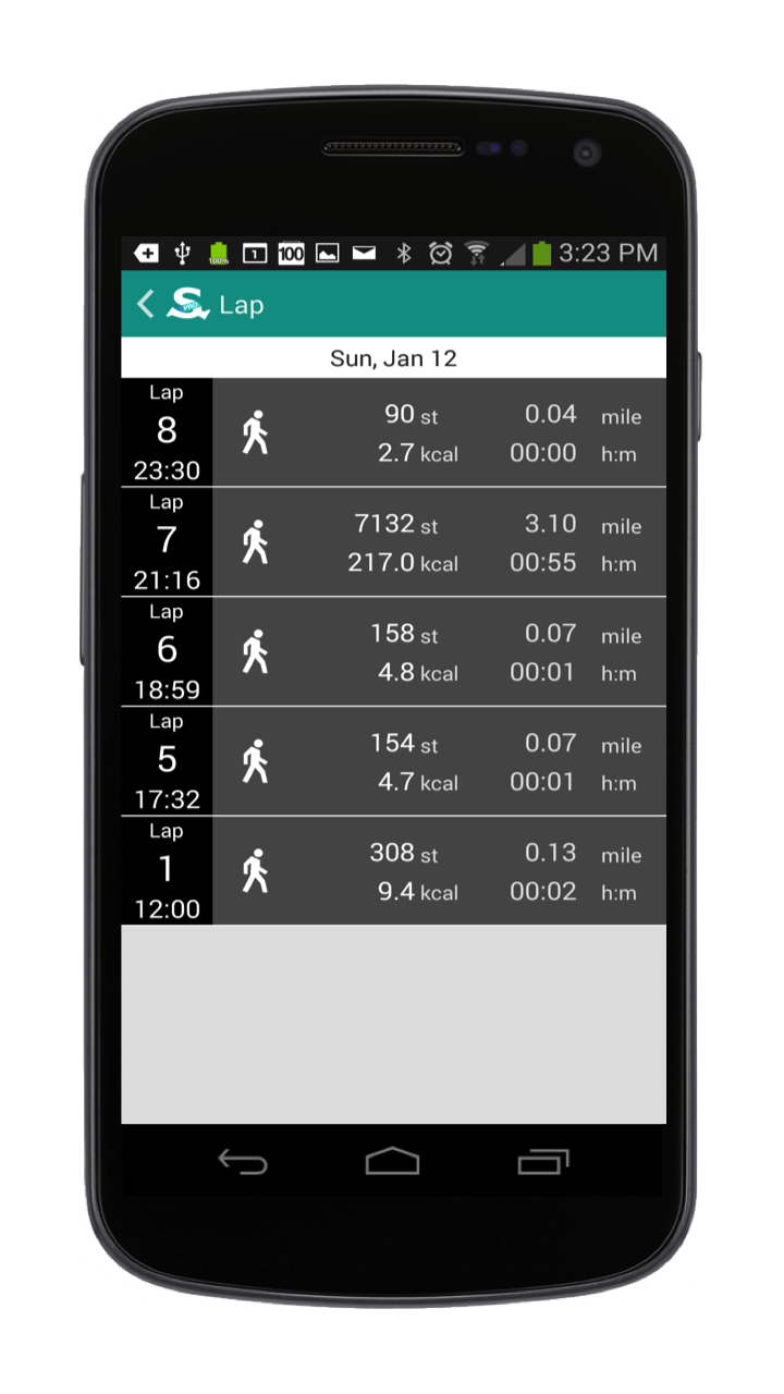 StepOn Step Tracker Pedometer App on Amazon Appstore