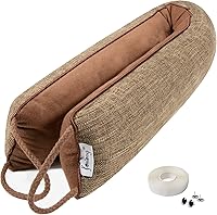 Vista 1 de fowong Tope para debajo de la puerta para la parte inferior de las puertas, bloqueador de ruido de puerta de 36 pulgadas, insonorización, bloque