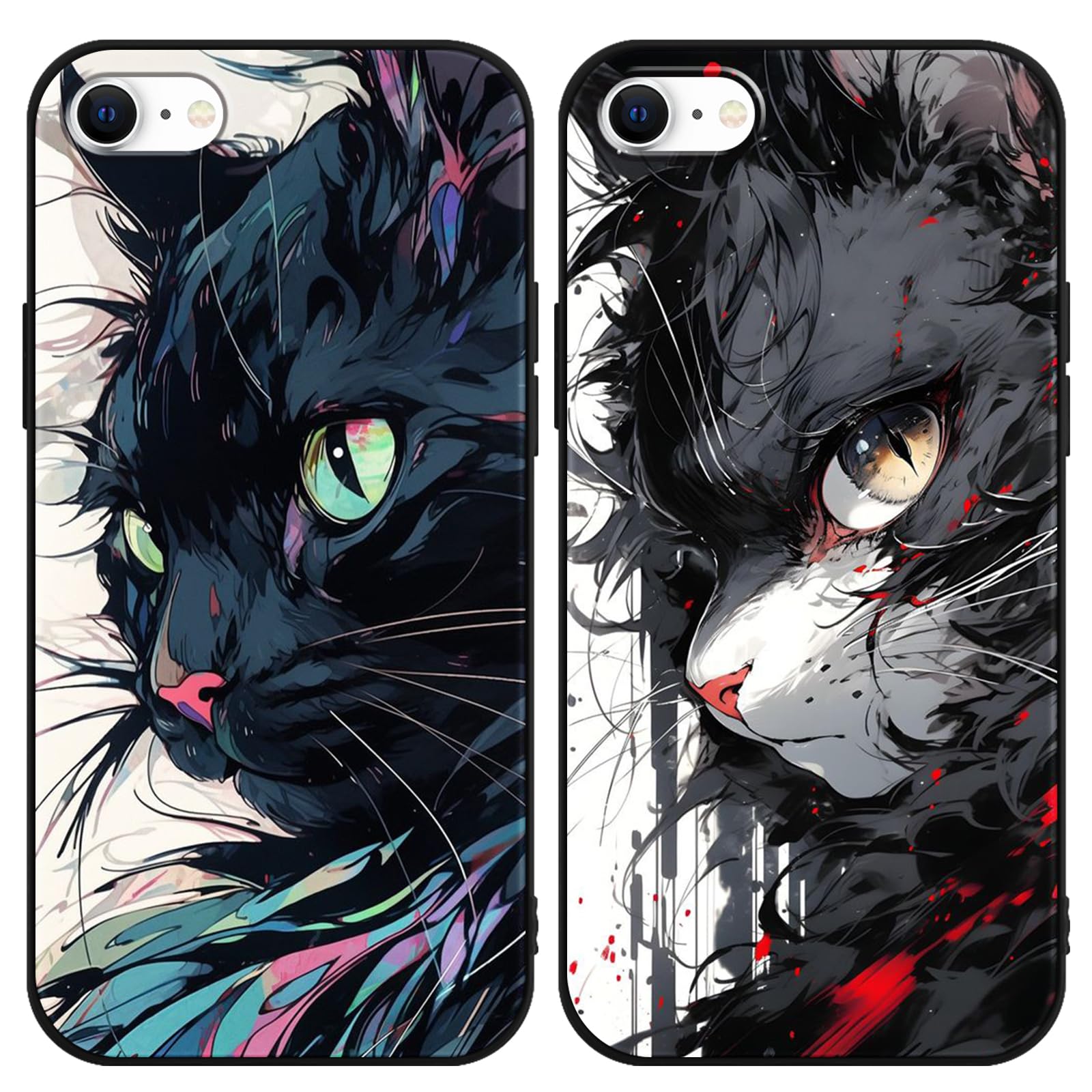 LunarDrift 2 Confezioni Anime Custodia per iPhone 7/iPhone 8/iPhone SE