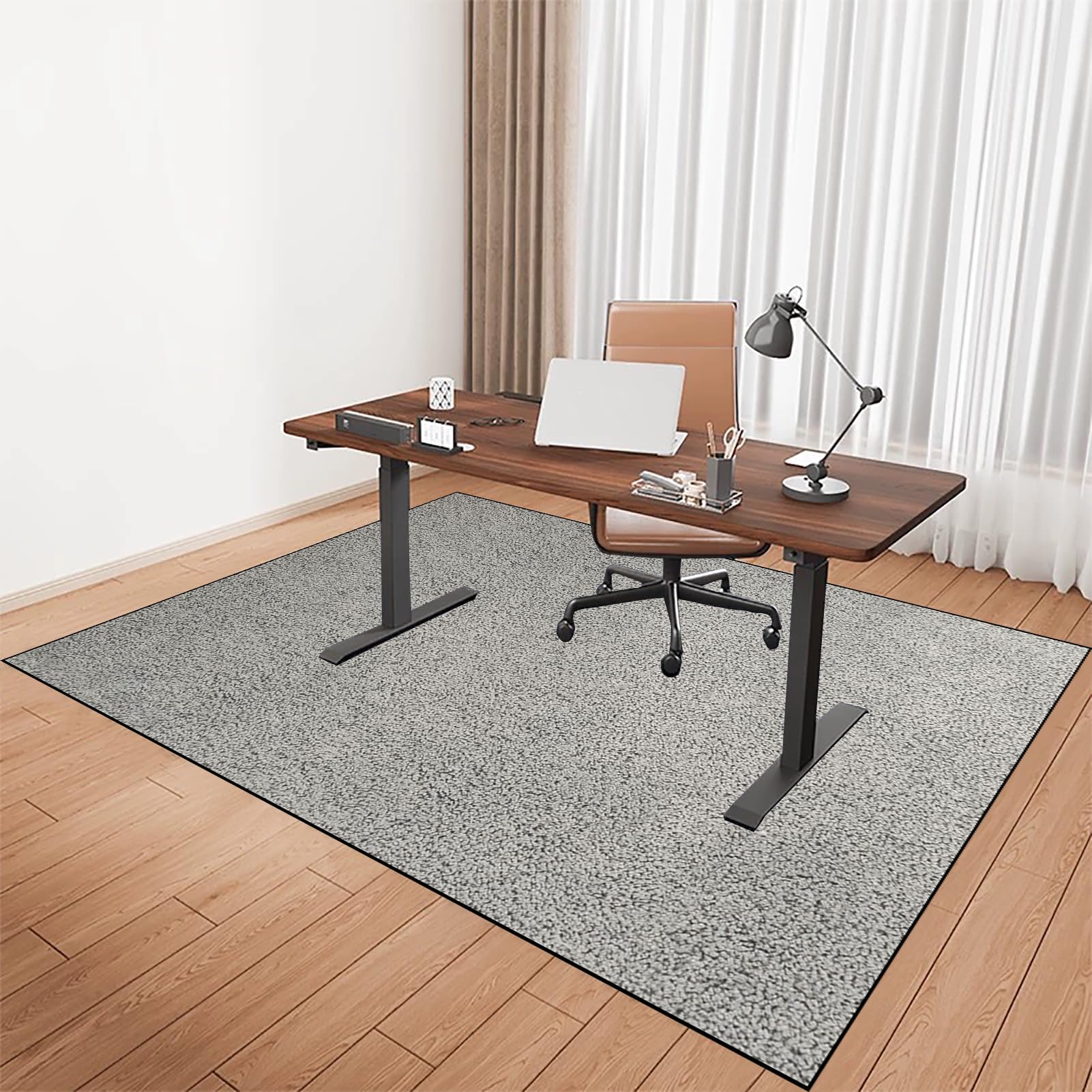 Mata pod krzesło dla graczy, antypoślizgowa, mata na krzesło biurowe na podłogę z twardego drewna, płytki, laminat, 140 x 180 cm