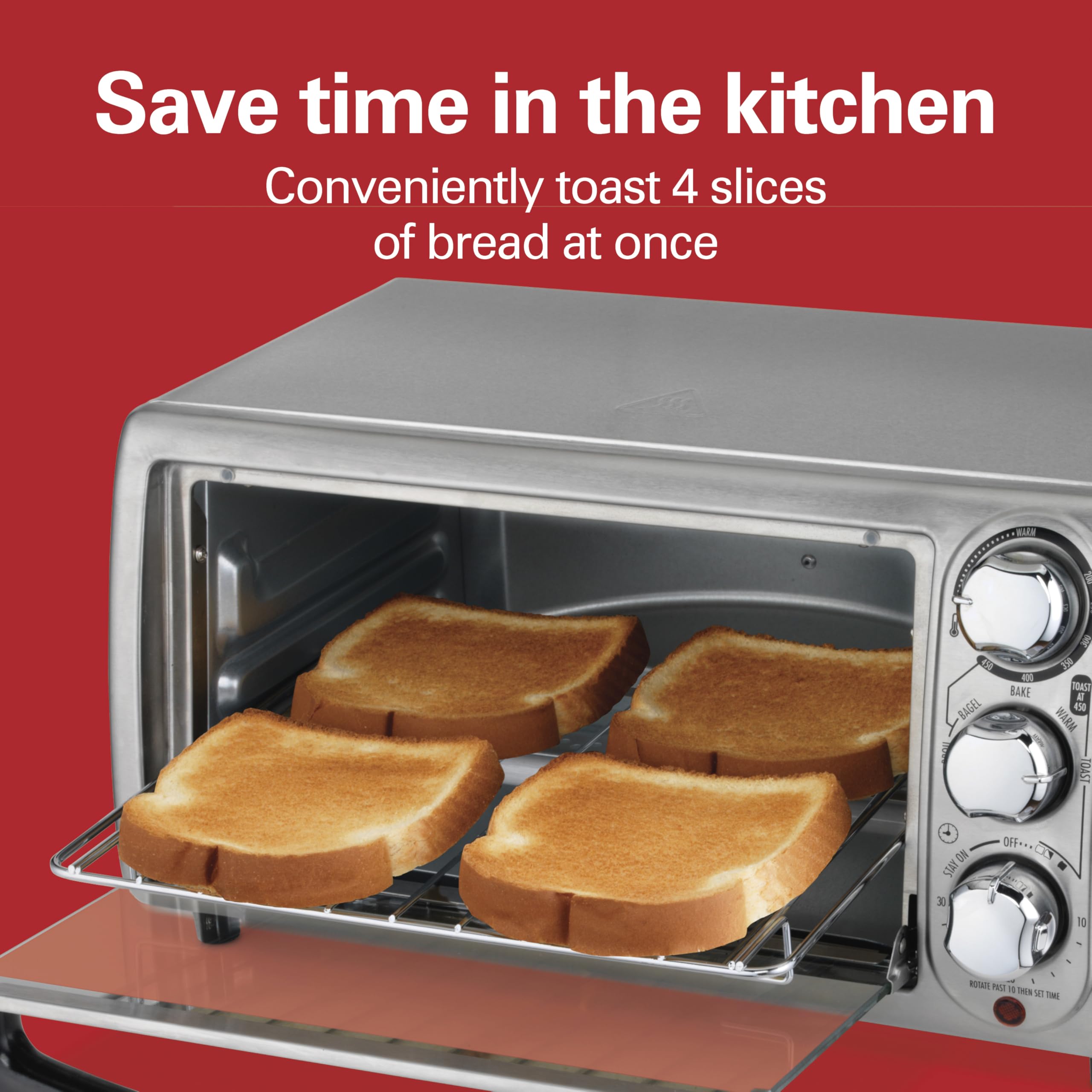 Hamilton Beach Toaster Oven - Toast, Bake & Broil -2 Hamilton Beach Toaster Oven - Toast, Bake & Broil -2