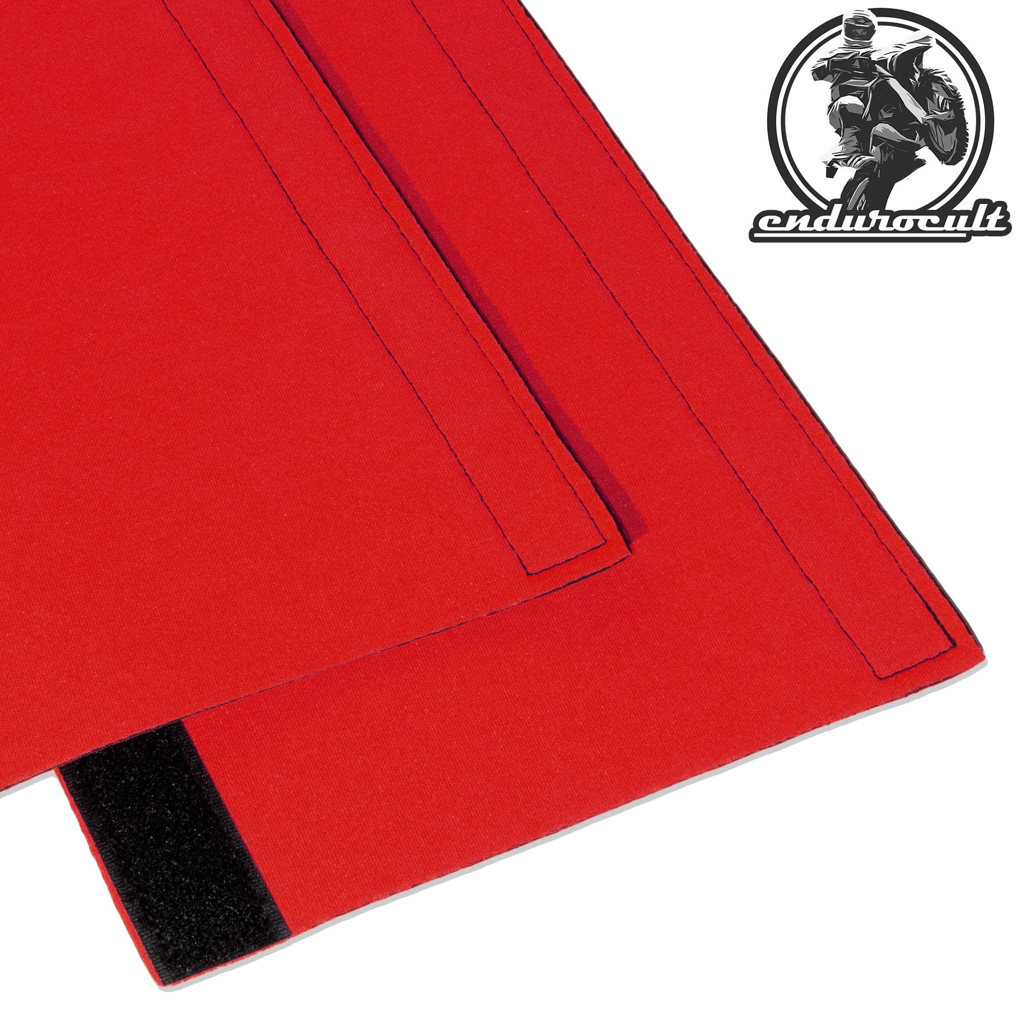 Paraforchetta In Neoprene Con Velcro Da 43-50 Mm – Rosso, Protezione Per Tubi Forcella