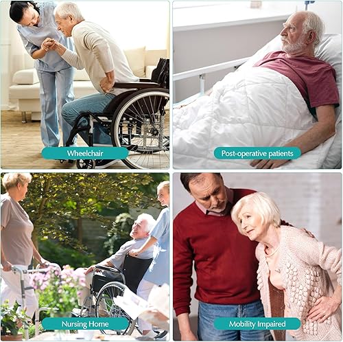 Miniatura 6 de Cinturón de seguridad para silla de ruedas, arnés de seguridad ajustable, cinturón de sujeción de posicionamiento, cinturón de cojín antideslizante
