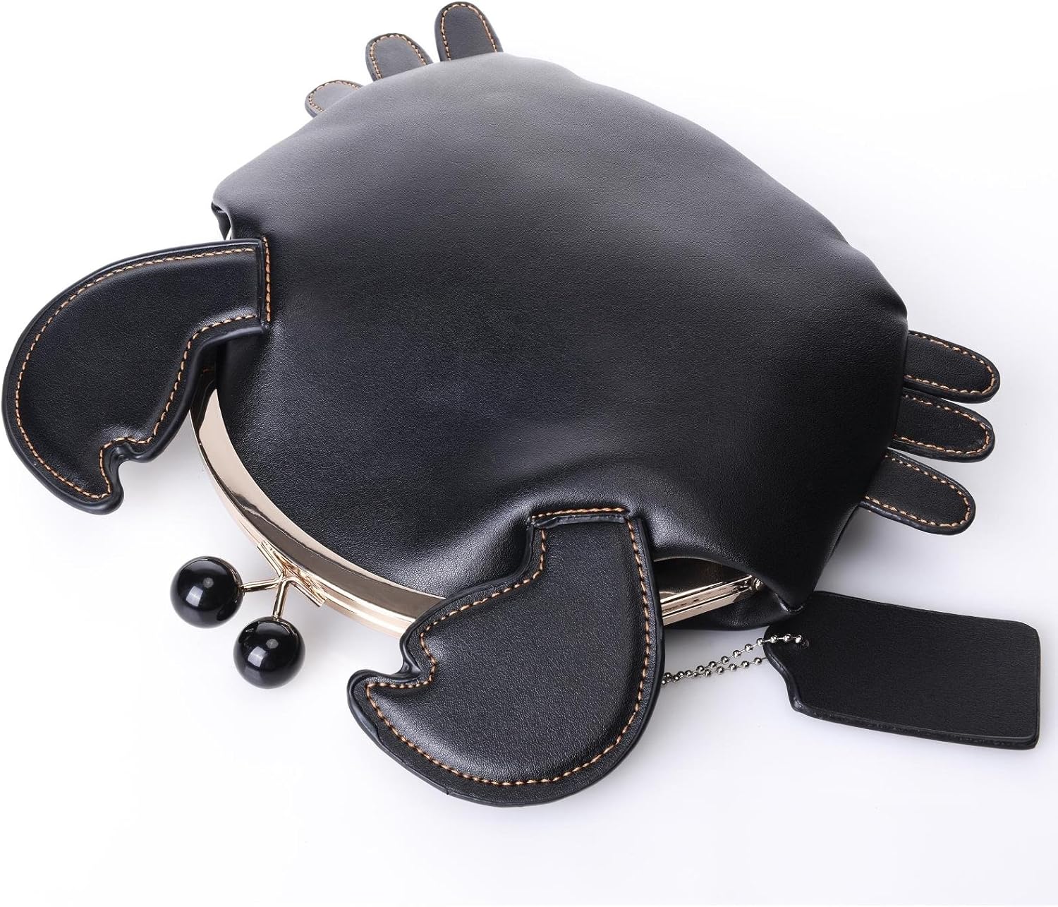 QZUnique Crab Handbag Crayfish Shells Crossbody Bag Novelty Animal Shaped Purse Detachable Shoulder Bag for Women Girl - Image 8