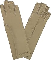 Vista 16 de Guantes terapéuticos de compresión isotoner, con dedos completos, unisex Camello