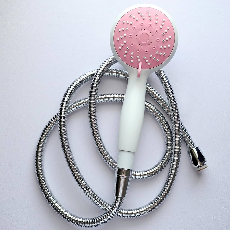 Premium NANO BUBBLE SHOWER パールホワイト Japan Made Nano Micro Bubble Shower Head Bonheur White and Pink