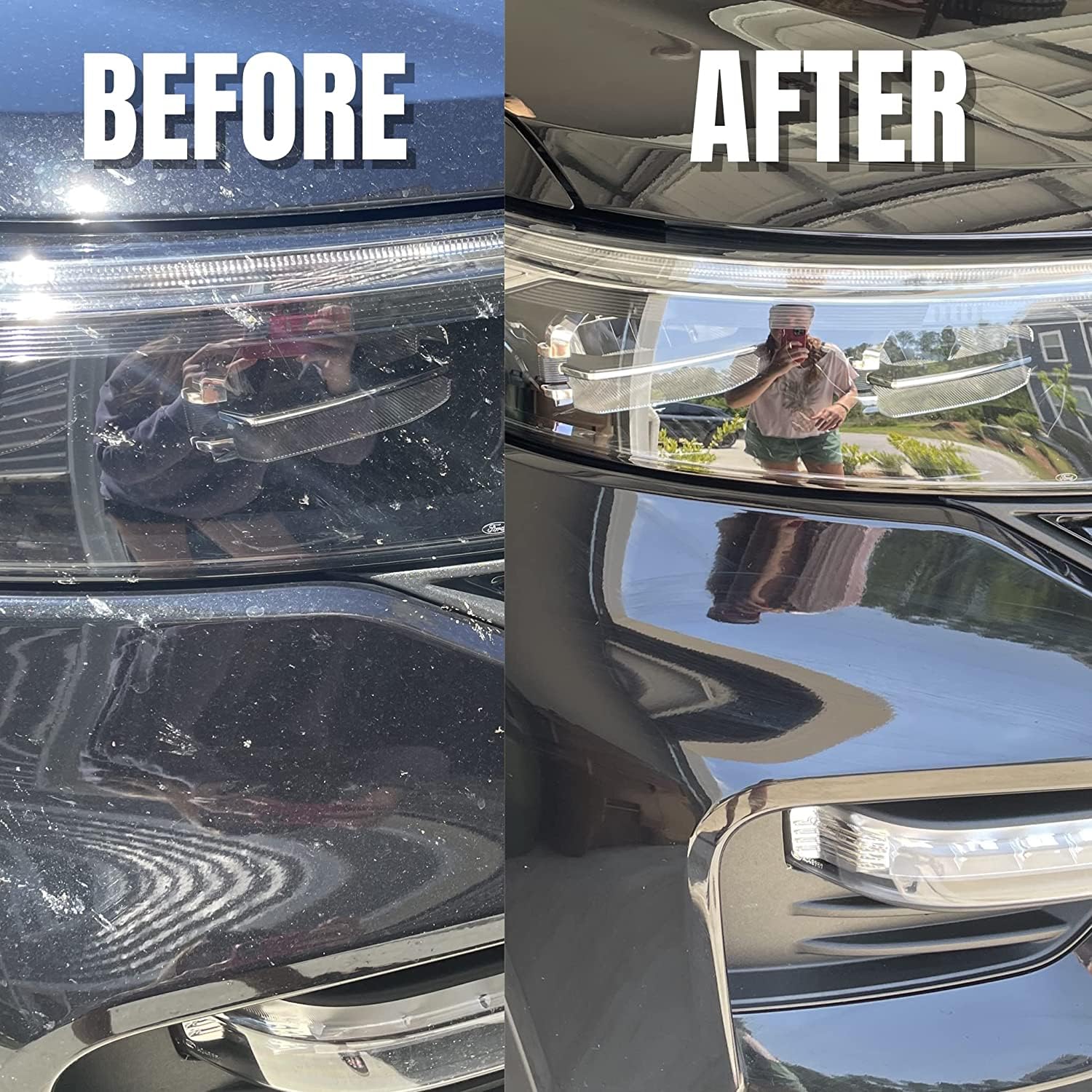 Bugz Out Car Bug Cleaner, Remover and Wash - Spray Bugs, Tar, Bird Poop Off Exterior of Car and Windshield. Remove Black Streaks Without Scratching or Removing Paint. 24 oz spray bottle with