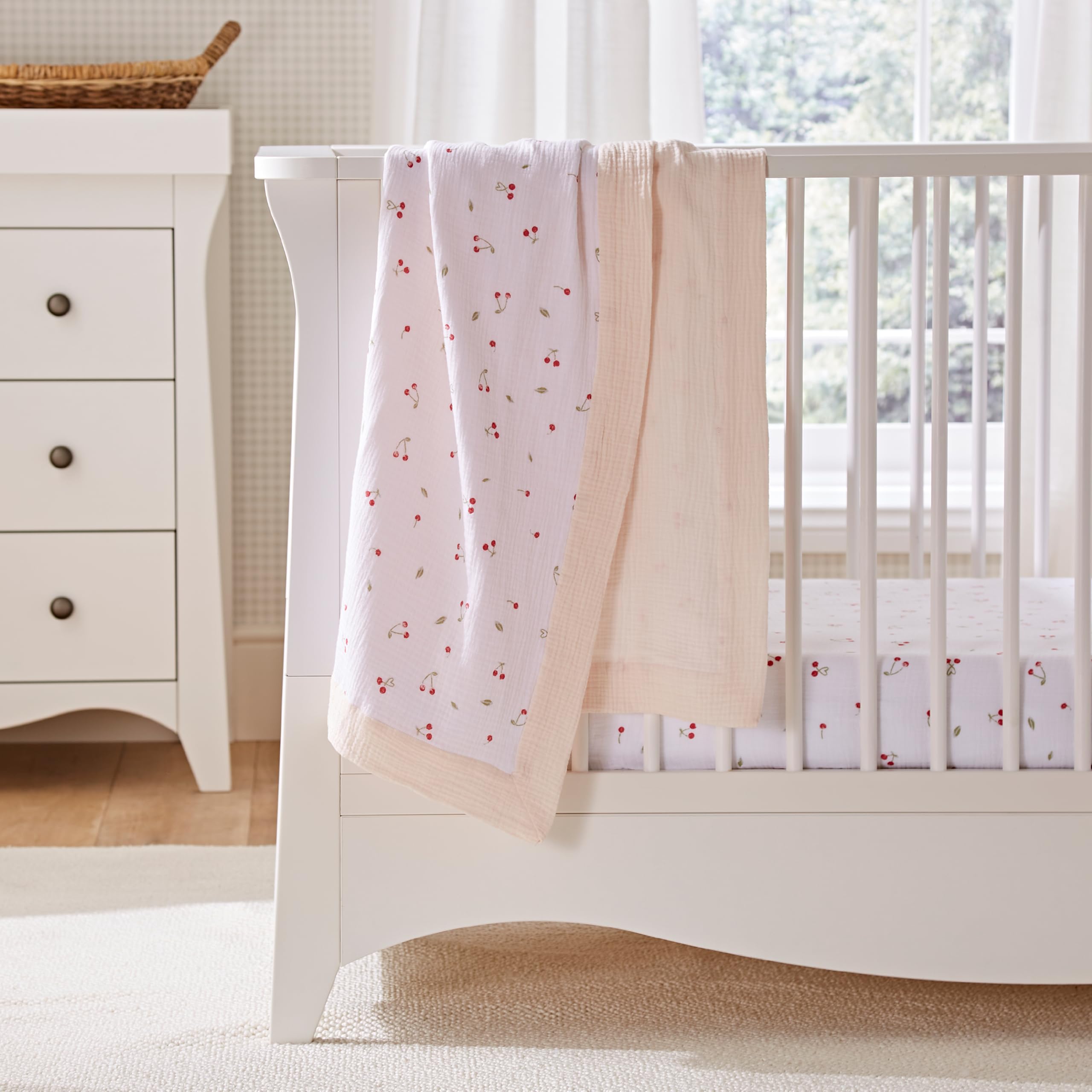 Cuddleco Comforter Blanket Ditsy Cherry