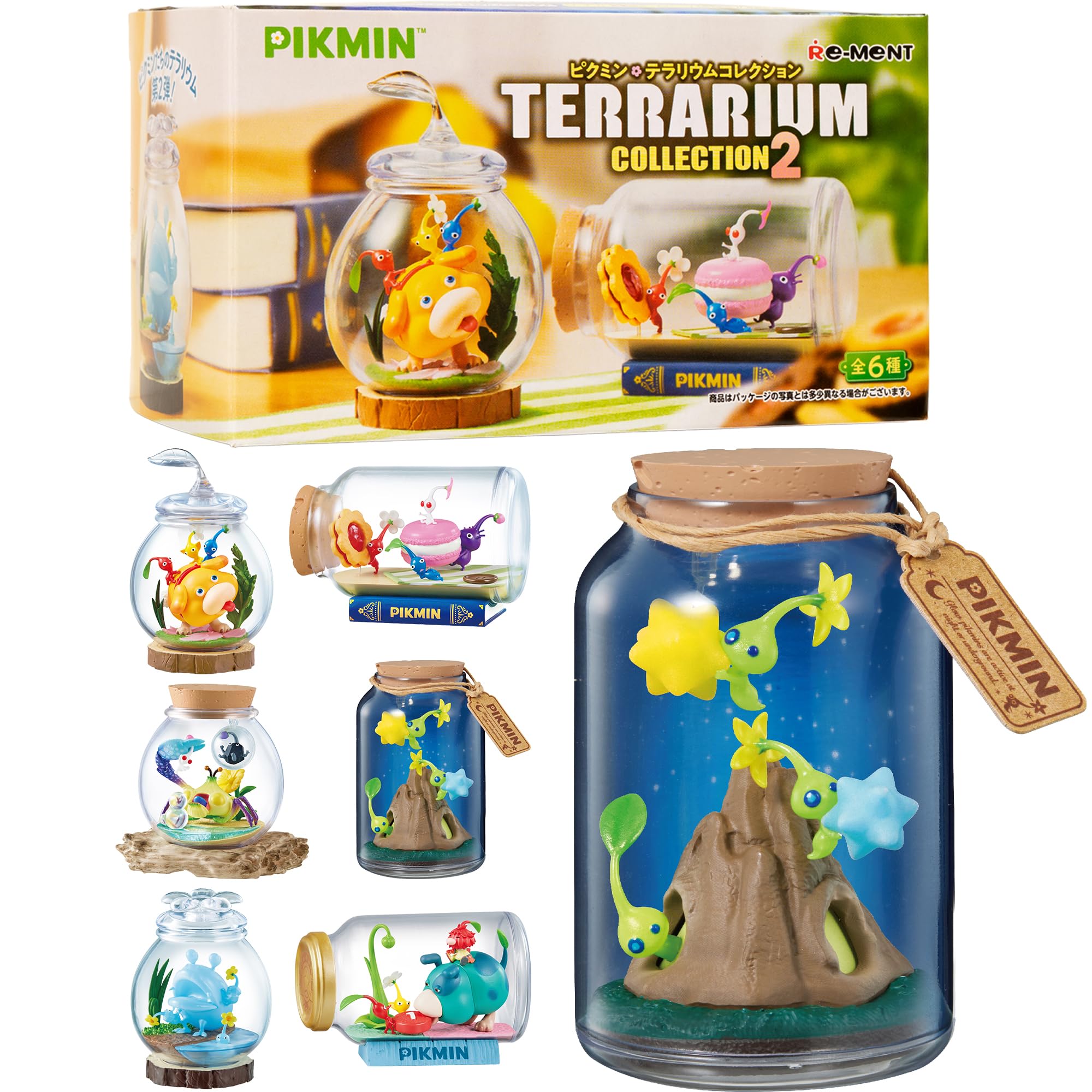 Amazon.com: Hamee RE-Ment Pikmin Blind Box Miniature Figure Set