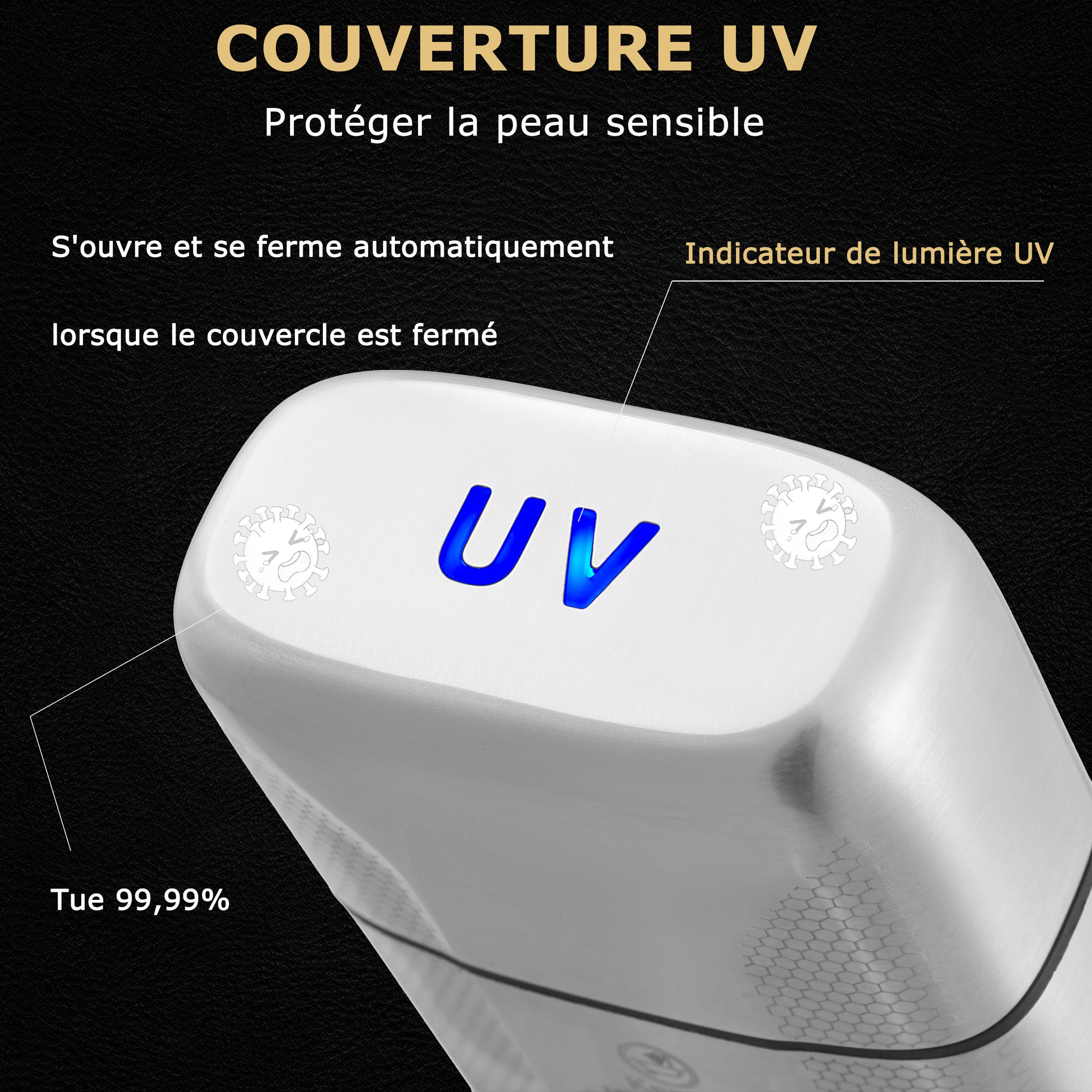 Rasoir électrique professionnel à grille KEMEI T402 pour hommes, étanche IPX7, avec écran LED, double rasoir électrique à 3 vitesses réglables