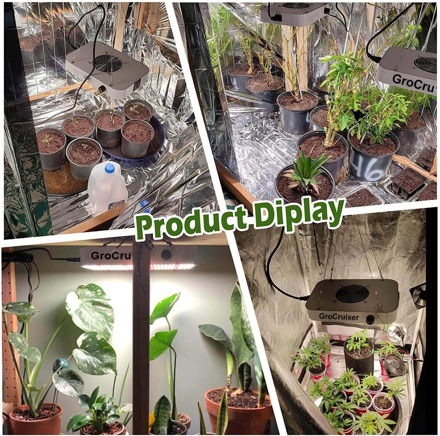 2000W Dimmable LED Grow Light, 3x3 2x4ft Grow Tent Light with 1176PCS LEDs, UV-IR Included Full Spectrum Plant Growing Lamps for Indoor Plants Seeding Veg Flower with Daisy Chain