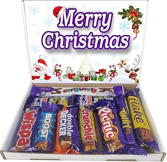 Christmas Chocolate Gift - Letterbox Gift Bouquet Hamper Box Compatible with CADBURY MIX