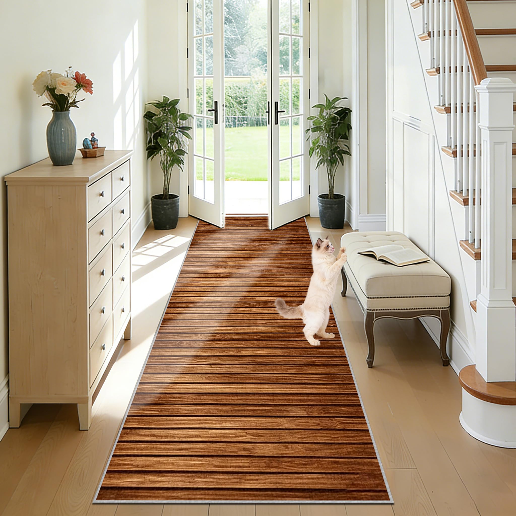 Tapis de passage couloir antiderapant pour eviter les glissades