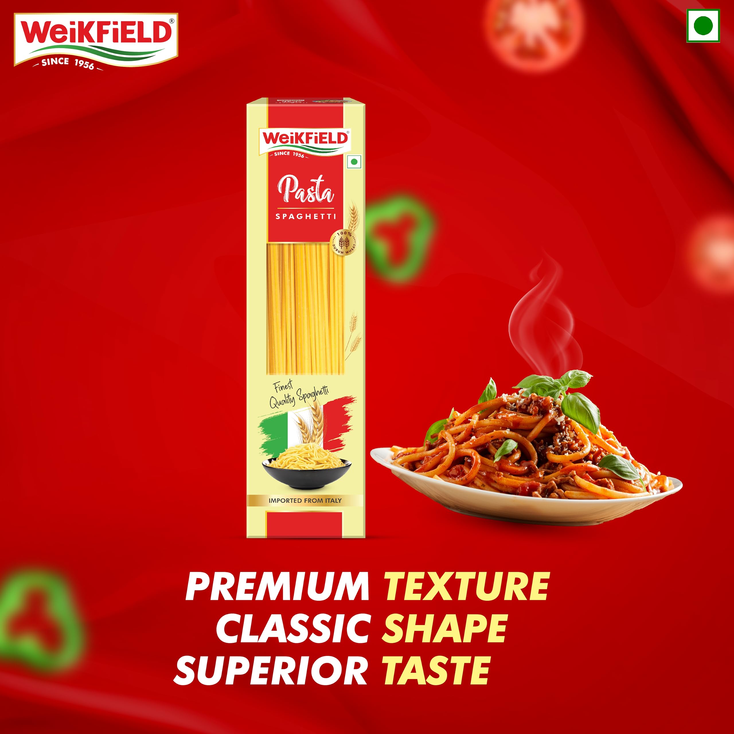 Weikfield Spaghetti Pasta 400g Pouch | Healthy Pasta Made With 100% Durum Wheat Semolina | No Maida | Rich in Protein & Fibre | Non-Sticky | 100% Vegetarian 2