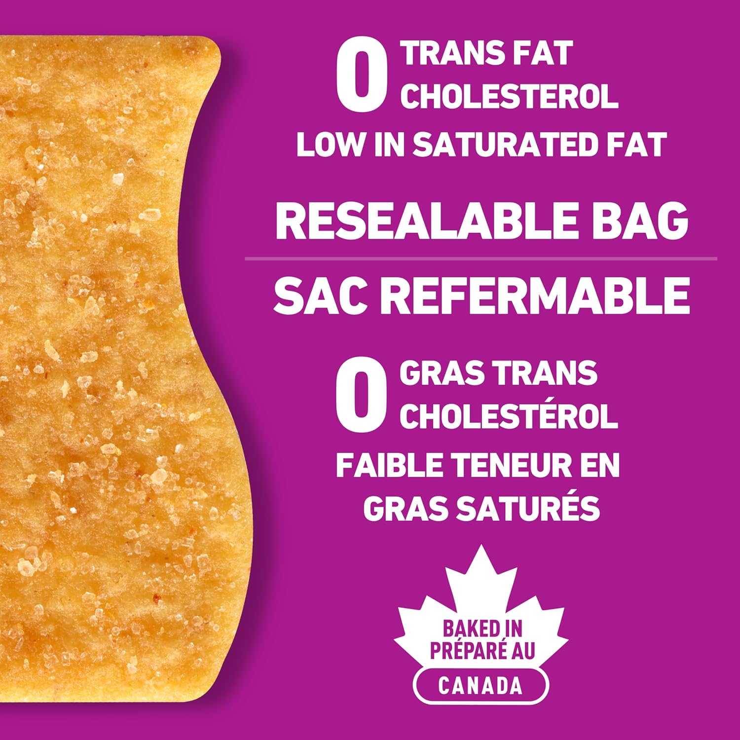 CRISPERS, All Dressed Flavour, 18 Individually Wrapped Snack Packs, Bulk Lunch School Snacks, Value Pack, Is It a Chip or a Cracker, 504 g (28 g bags each) - Image 5