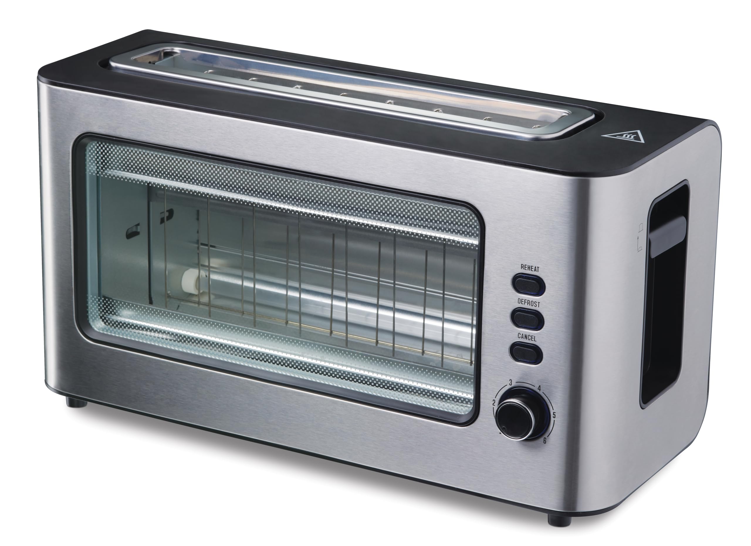 Morphy Richards Crystal Crysp Pop up toaster | 900W Toaster 2 slices | 6 Browning levels with reheat | Removable Crumb Tray | Cool Touch Body | Silver-image-8