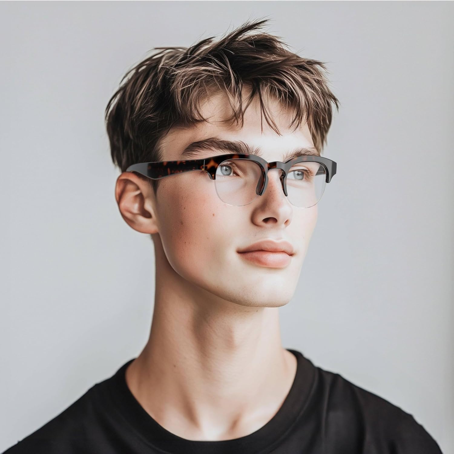 LONDON MOLE® Courier reading glasses | Modern vintage browline readers | Men’s Women’s Unisex | Spring hinges - Image 4