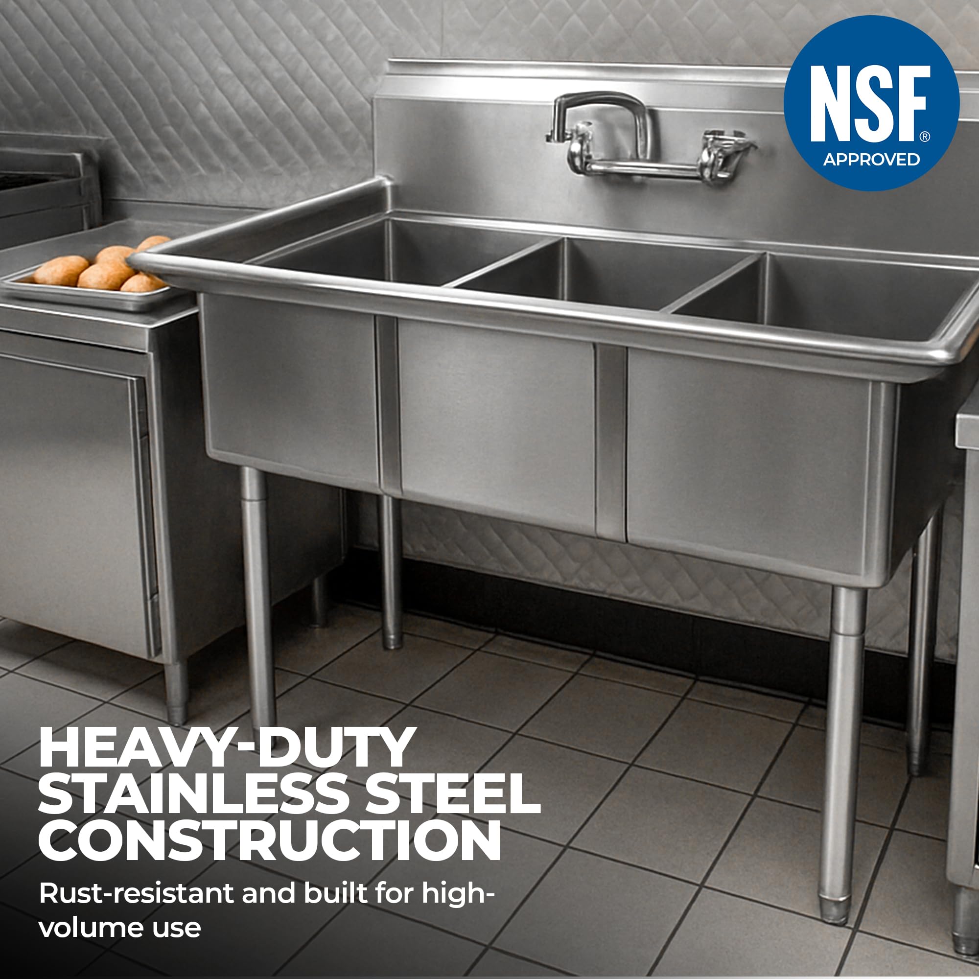 3 Compartment Kitchen Sink 3 Compartments Sink: An Essential Element