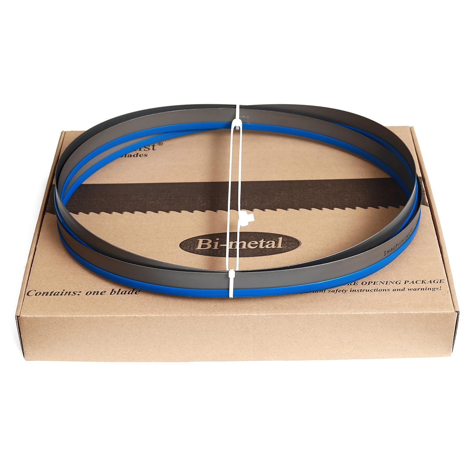 Imachinist S13811014SS M42 138" X 1" X 0.035" X 10/14TPI Bi-Metal Bandsaw Blade for Cutting Stainless Steel, Variable Teeth