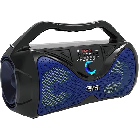 Select Sound Bocina Portátil Recargable Bluetooth Subwoofer Integrado  (Rojo) : Amazon.com.mx: Electrónicos