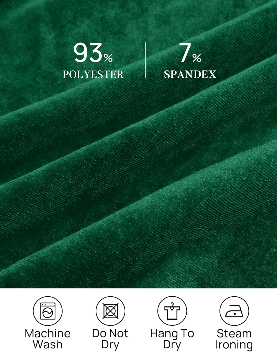 ZESICA Women's Velvet Maxi Dress Fall 2026 Long Puff Sleeve Crew Neck Elastic High Waist Cocktail Party Bridesmaid Dresses - Image 6