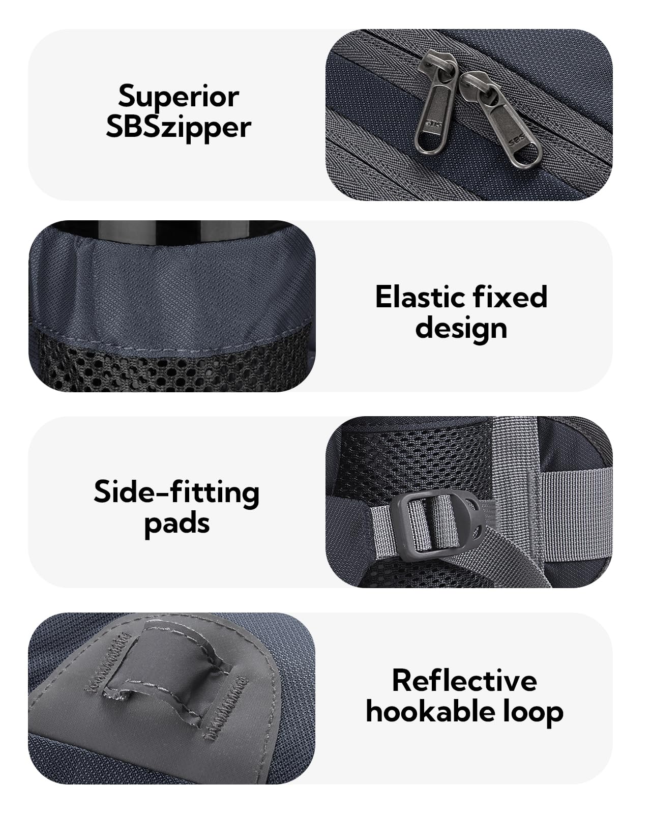 WATERFLY Marsupio: Fannie Pack 2 portabottiglie da acqua cintura lombare escursionismo camminata corsa jogging campeggio grande donna uomo (bottiglia non inclusa)