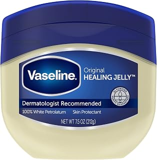 Vaseline Original Petroleum Jelly 7.5 oz - Triple-Purified Healing for Dry Cracked Skin, Eczema Relief, Sensitive Skin