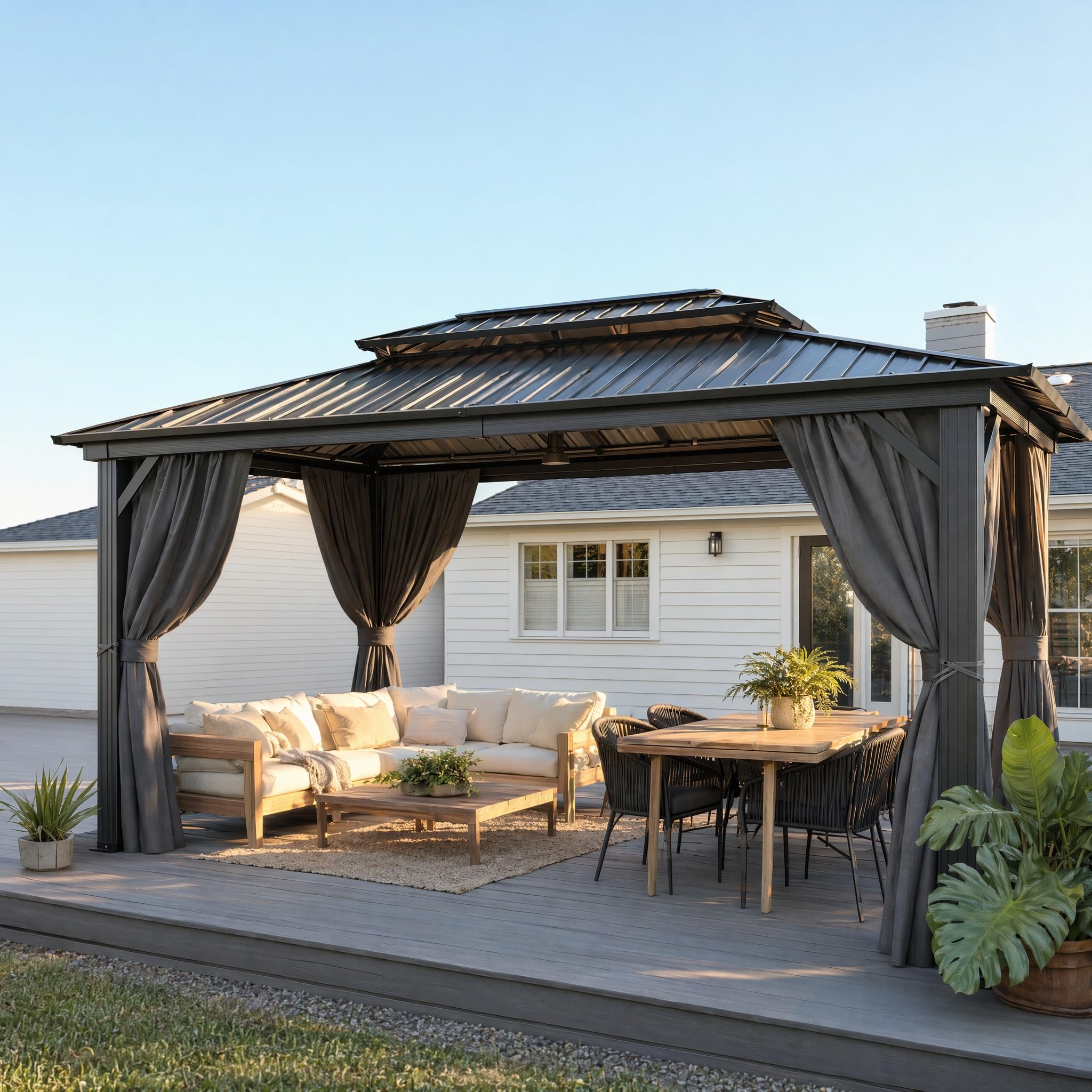 HOTEEL 10x15 Hardtop Gazebo