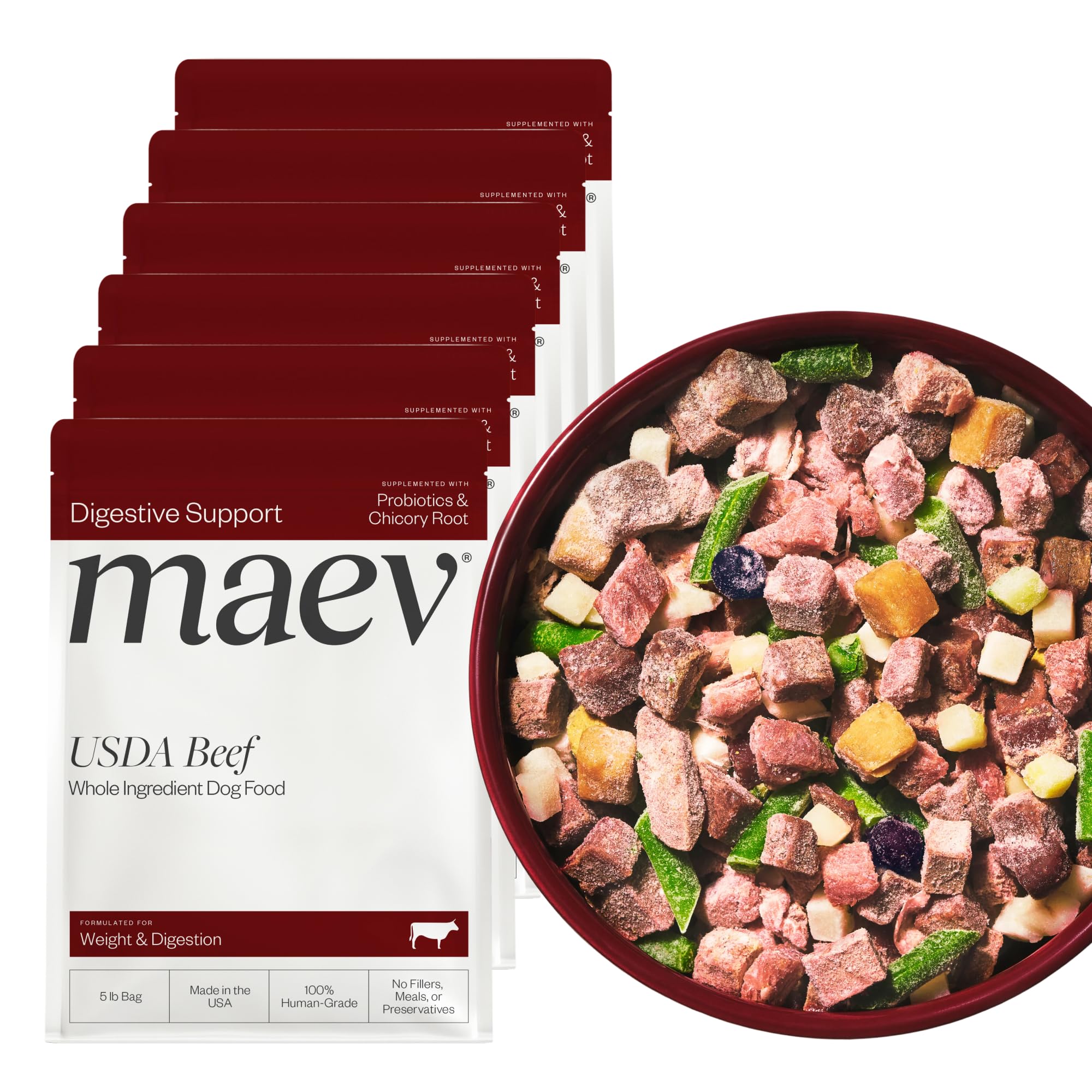 Maev Human-Grade Beef Dog Food