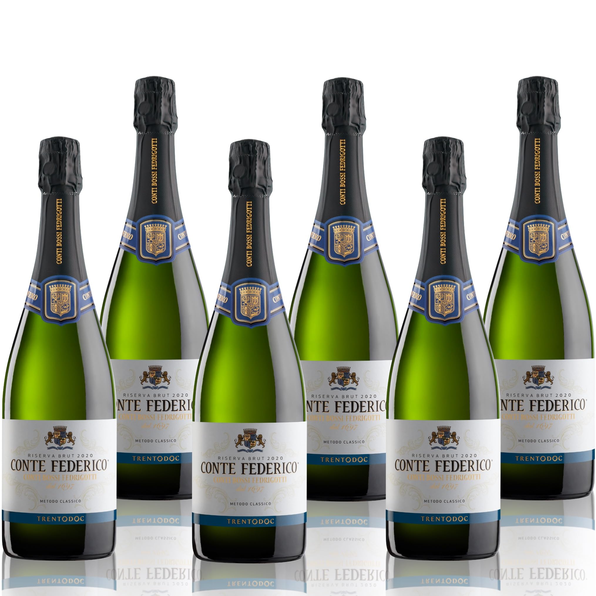 BOSSI FEDRIGOTTI "CONTE FEDERICO" 2020 | Trento DOC Riserva Metodo Classico | 6x750 ml | 6 botellas