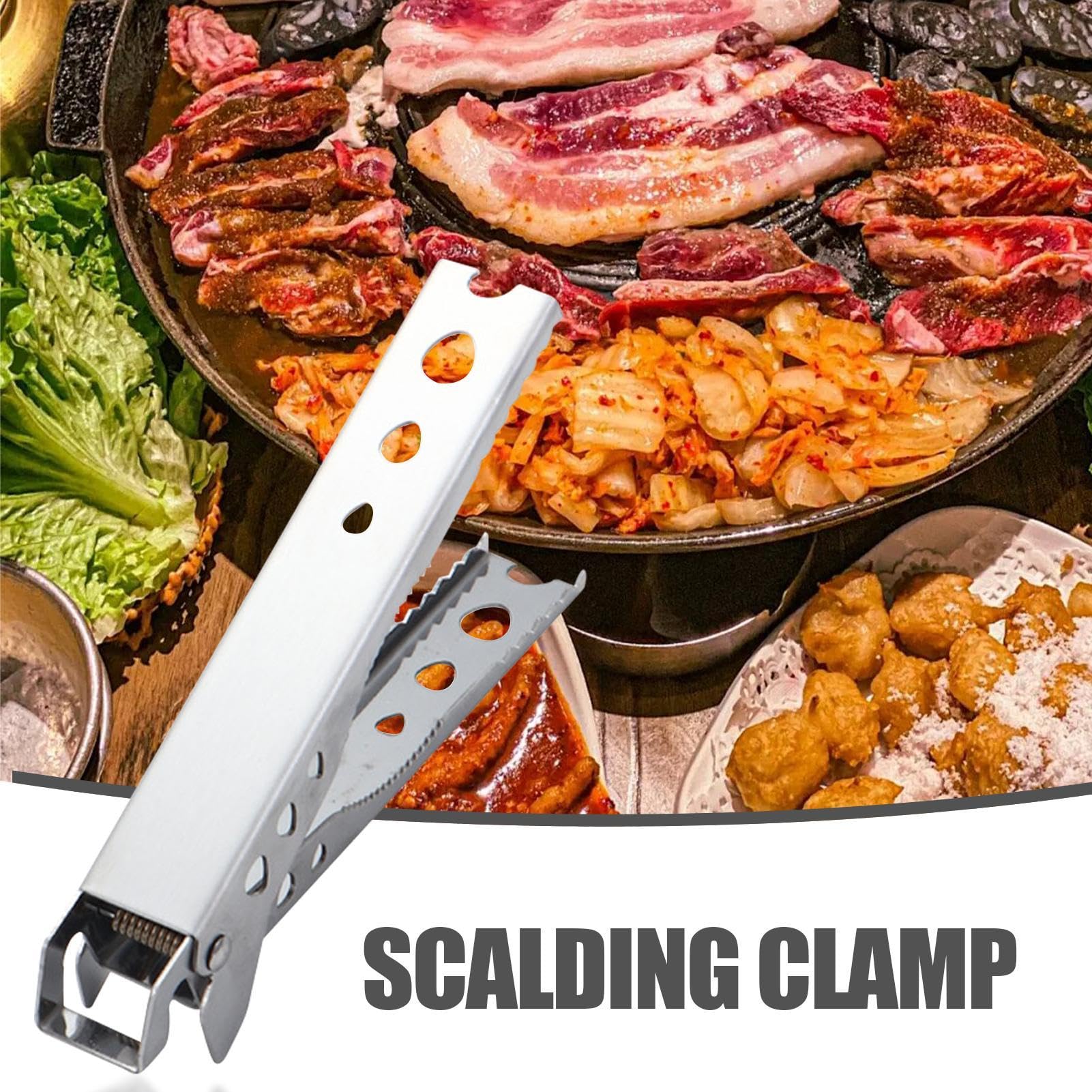 2 Clip Anti-Scadatura Per Cucina - Pinze Sicure Per Pentole Calde