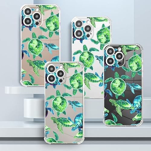 Vista 90 de Roemary Funda púrpura para iPhone 14 Pro Max con diseño de caballo azul, patrón de acuarela con protector de pantalla