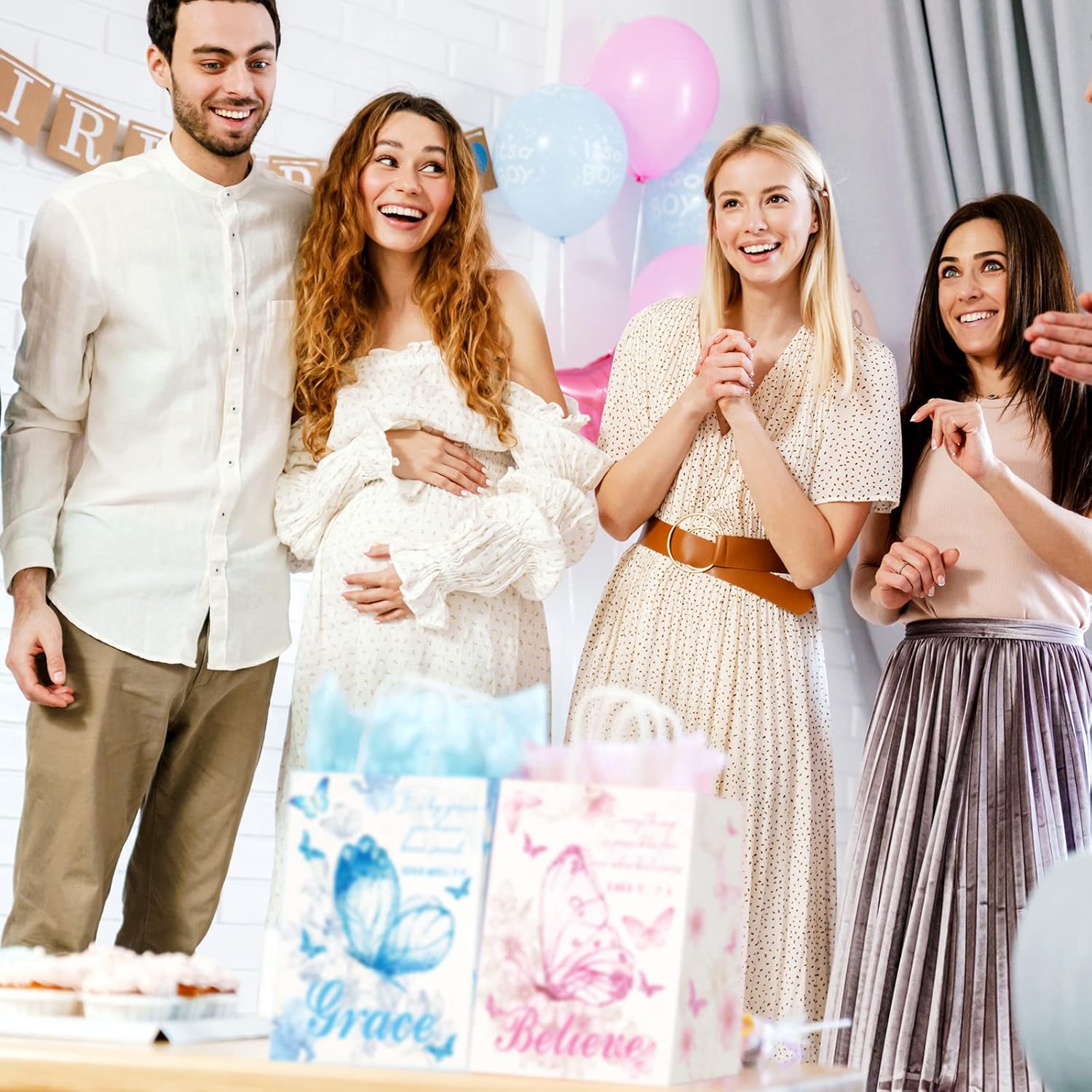 Glenmal 24 Sets Bible Verse Bags with Handles Religious Butterflies Favor Bags with Tissues and Card Christian Gift for Sunday School Gift Wedding Wrapping Wedding - Image 6