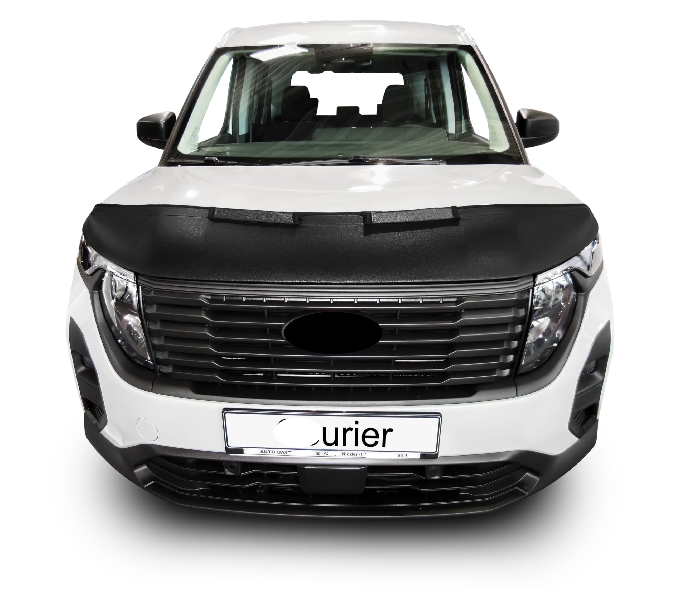 Auto-Bra Car Bonnet Bra Compatible with Ford Transit Tourneo Courier from 2023, Black, Water Resistant, One Size