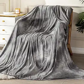 Topcee Cobertor refrescante para suores noturnos, tingido decorativo, absorve o calor para se manter fresco em noites quentes, Q-Max 0,5 cobertores refrescantes para dormir quentes, cobertor leve
