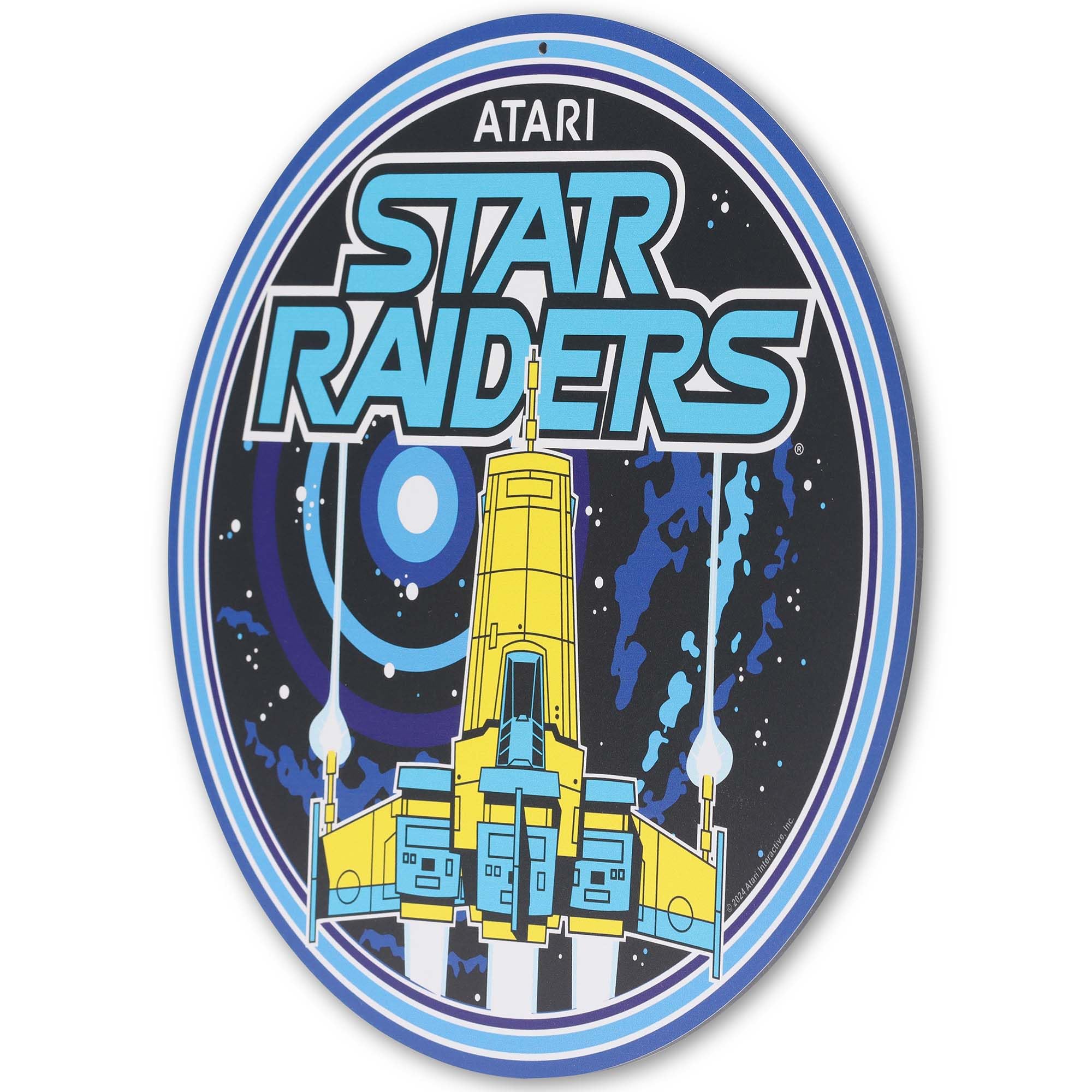 Amazon.com: Open Road Brands Atari Star Raiders Logo Round Metal