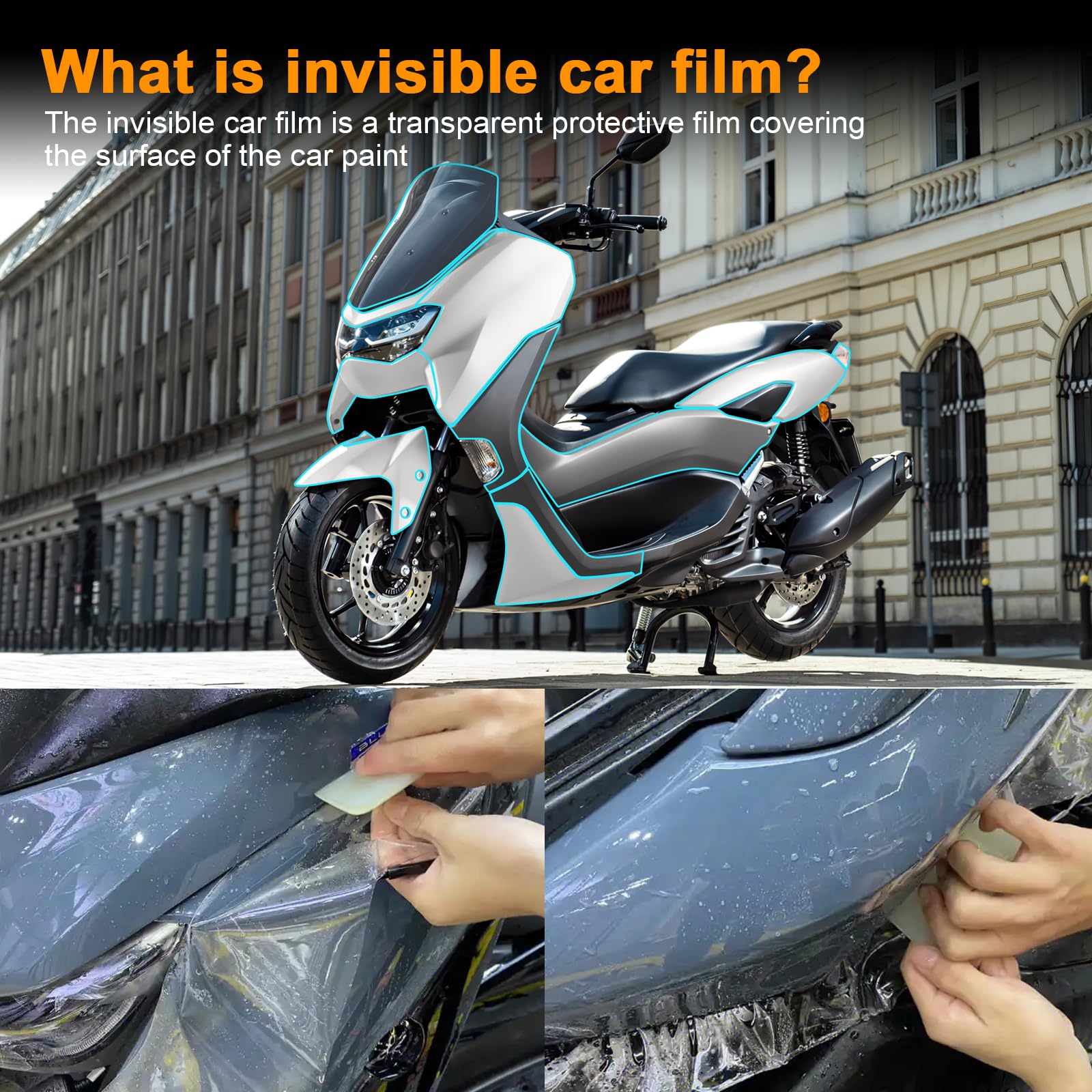 für Yamaha NMAX 155 NMAX 125 2021 2022 2023 2024 Tachoschutzfolie Displayschutzfolie TPU PPF Folie Schutzfolie Transparent Schutzfolie Zubehör Kompletter Satz mit 19 Teilen