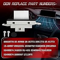 Vista 4 de 15-81773 Kit de resistencia de motor de ventilador de HVAC con arnés compatible con Chevy Silverado Tahoe Suburban Avalanche Trailblazer GMC Sierra