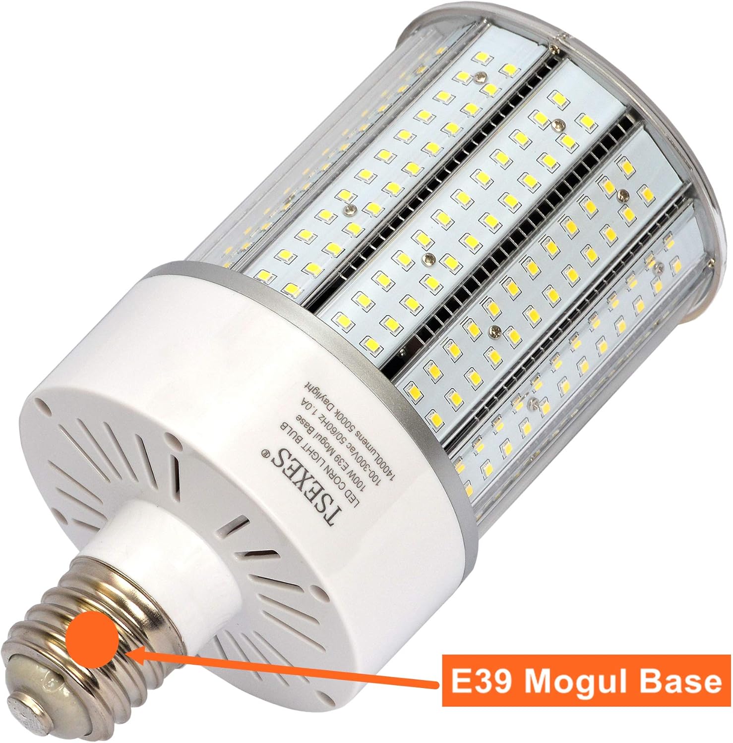 Free Shipping 🛒 200W LED Corn Bulb E39 Mogul Base Light Bulbs(800W Equivalent) Replacement Metal Halide/HID/HPS,5000K Daylight 28,000 Lumens for Warehouse Garage High Bay Light