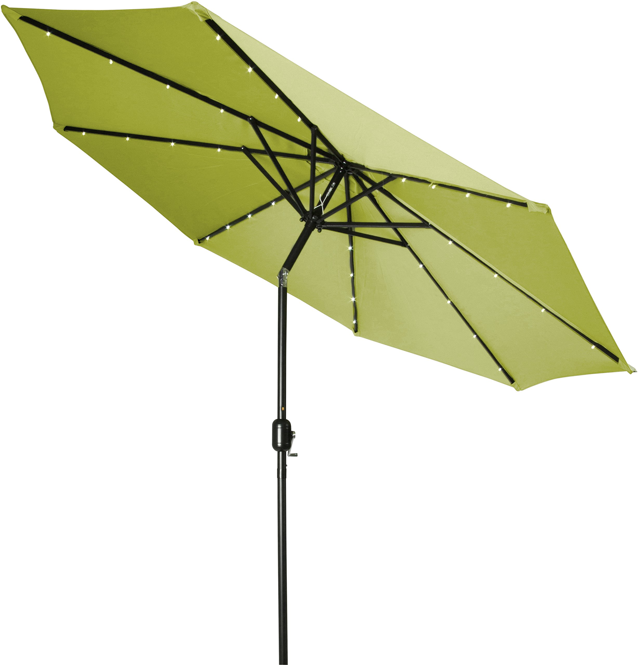 Trademark InnovationsDeluxe Solar Powered LED Lighted Patio Umbrella - 9'