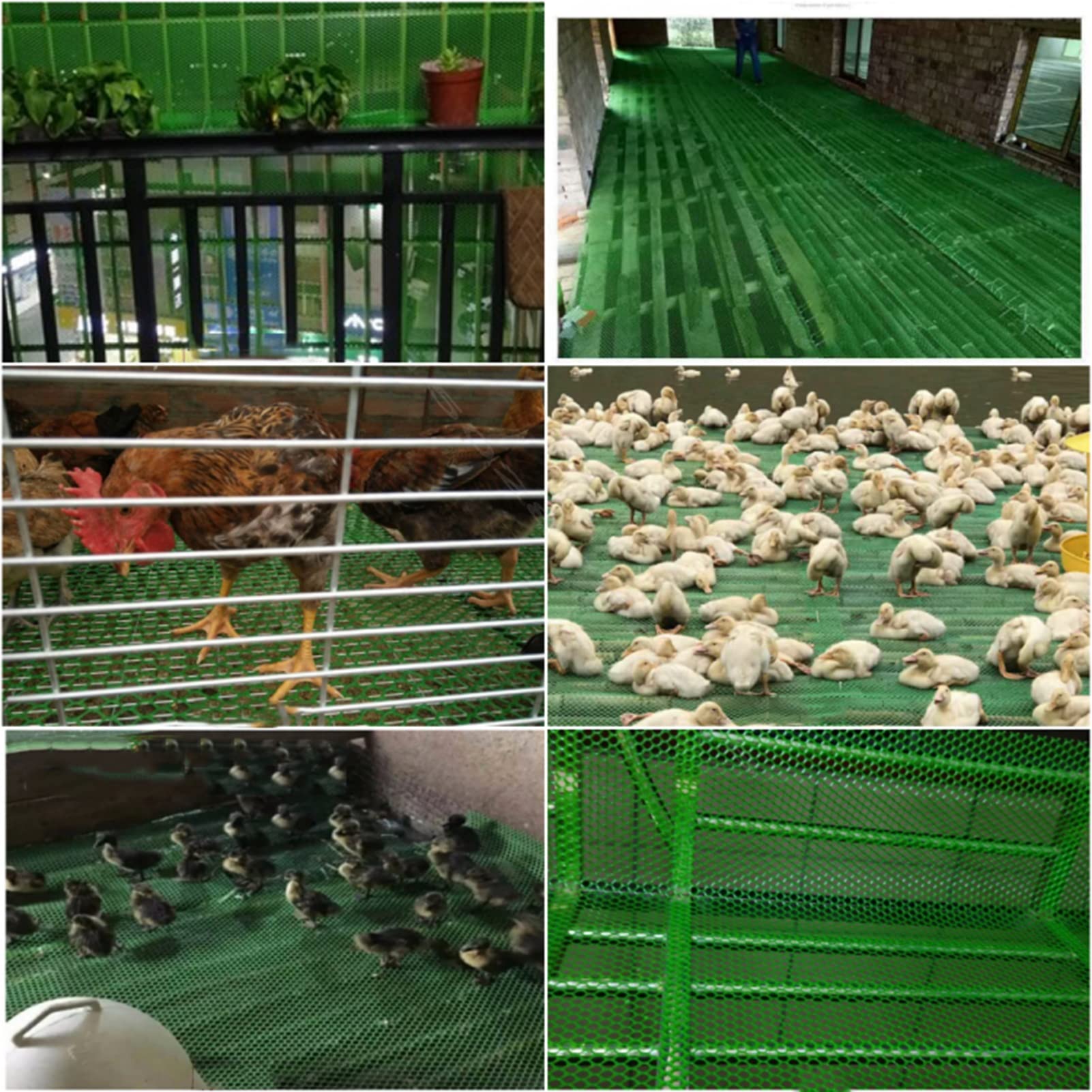 Rotolo di Rete Metallica Green icken, Larghezza 1,6/2,6/3,2/3,9/4,9 Piedi, Rete Esagonale in plastica per pollame, per Gatti, Cani, Conigli, Anatre, Protezione del Giardino, Rete di recinzio